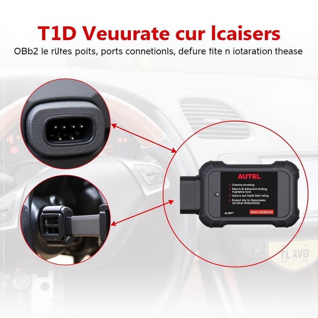 Autel AL301 Connected to OBD2 Port