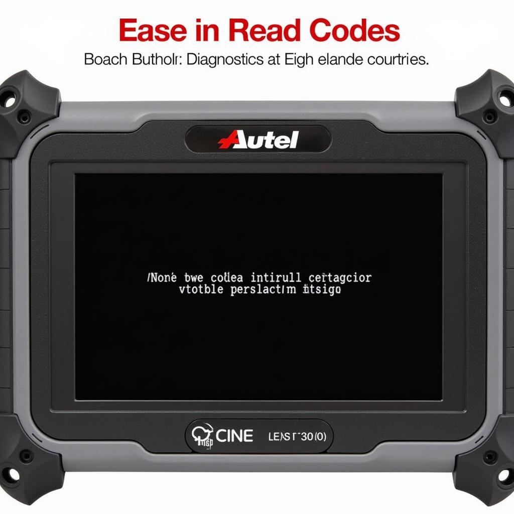 Autel AL301 Displaying Diagnostic Codes