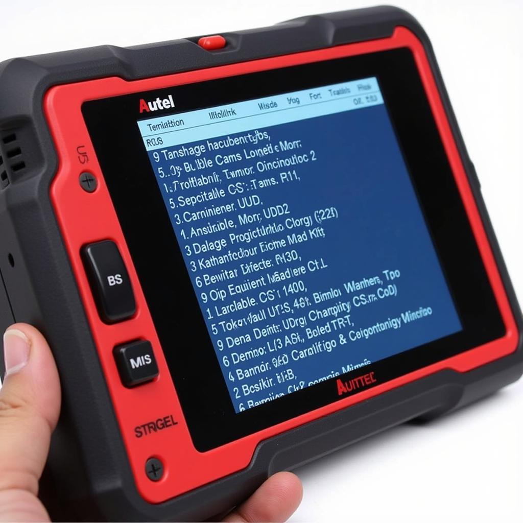 Autel AL319 Displaying Diagnostic Codes