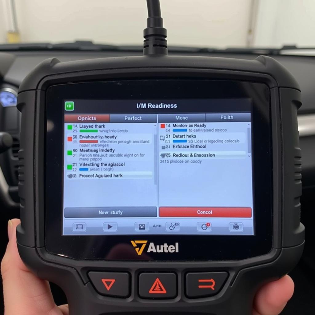 Autel AL319 I/M Readiness Display