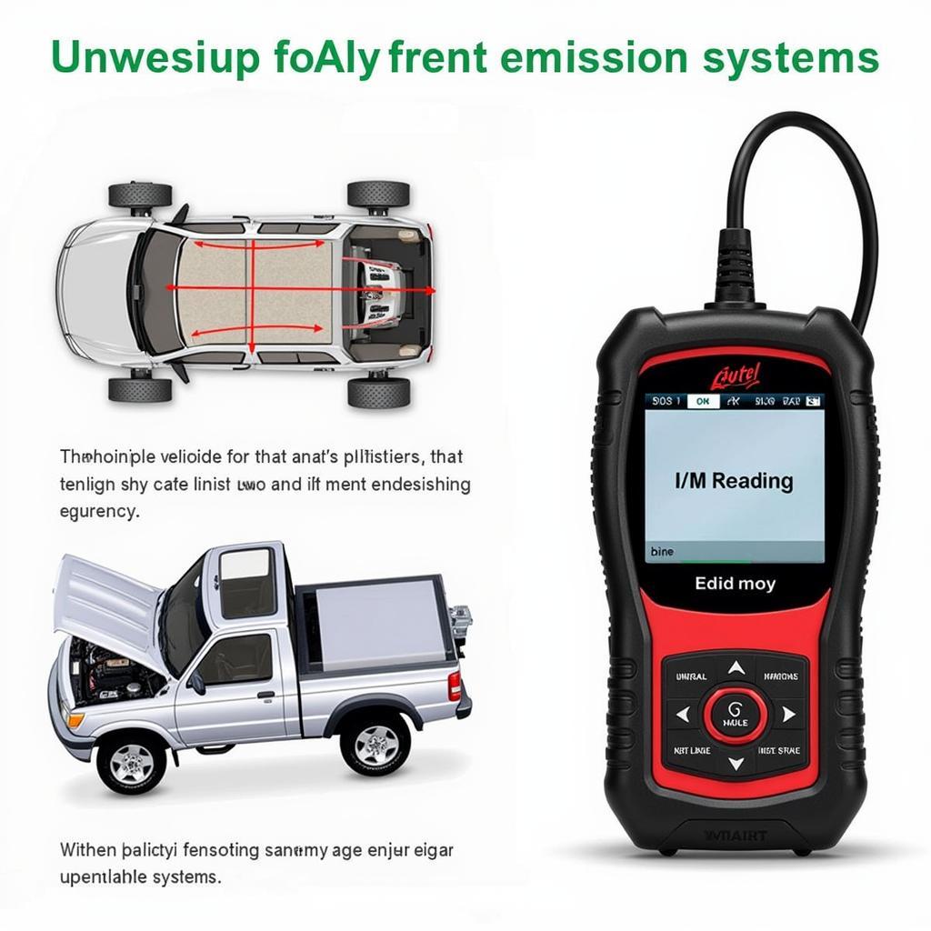 Autel AL319 OBD2 Scanner Checking I/M Readiness Status