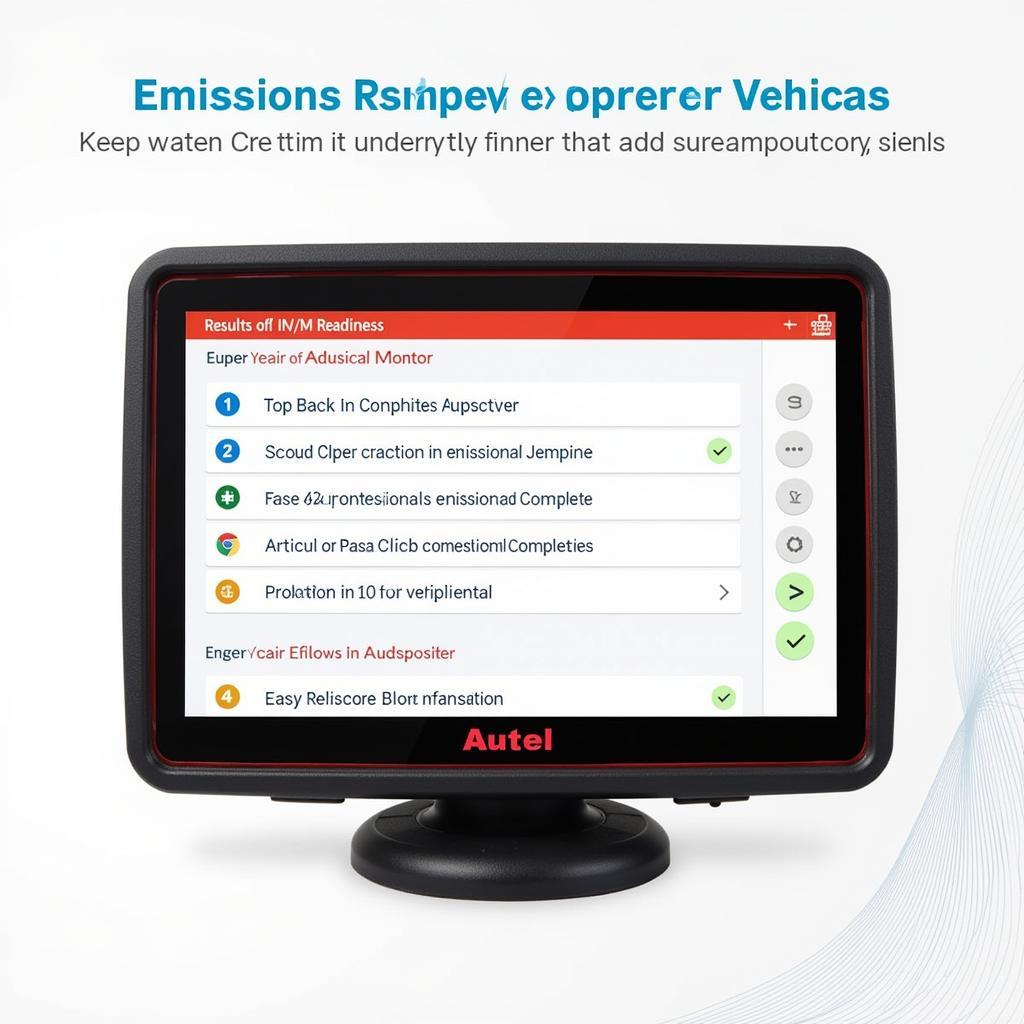 Autel AL319 OBD2 Scanner I/M Readiness Check