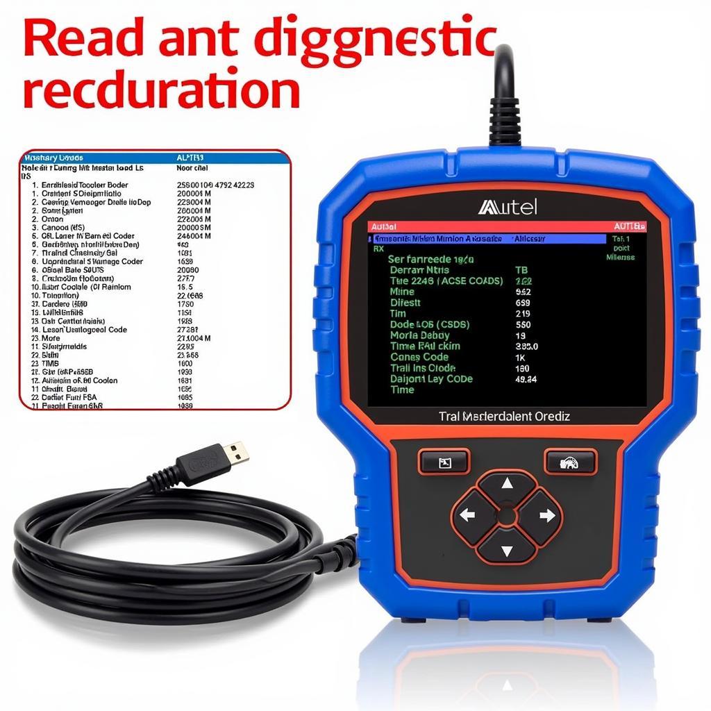 Autel AL319 Displaying Transmission Codes