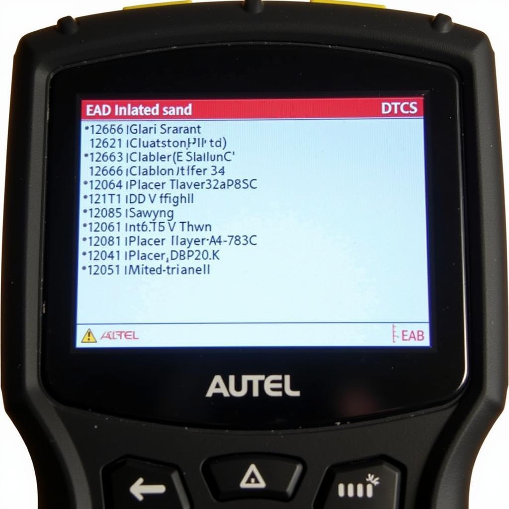 Autel AL329 Displaying DTC Codes