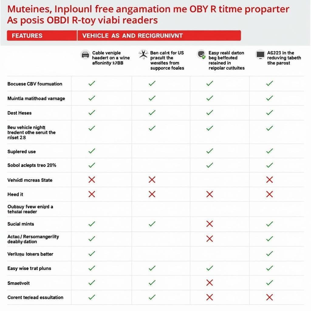 Autel AL329 R vs Competitors