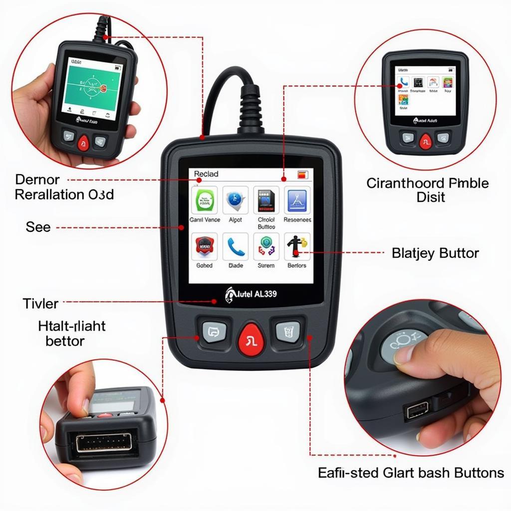 Autel AL339 OBD2 Scanner Features