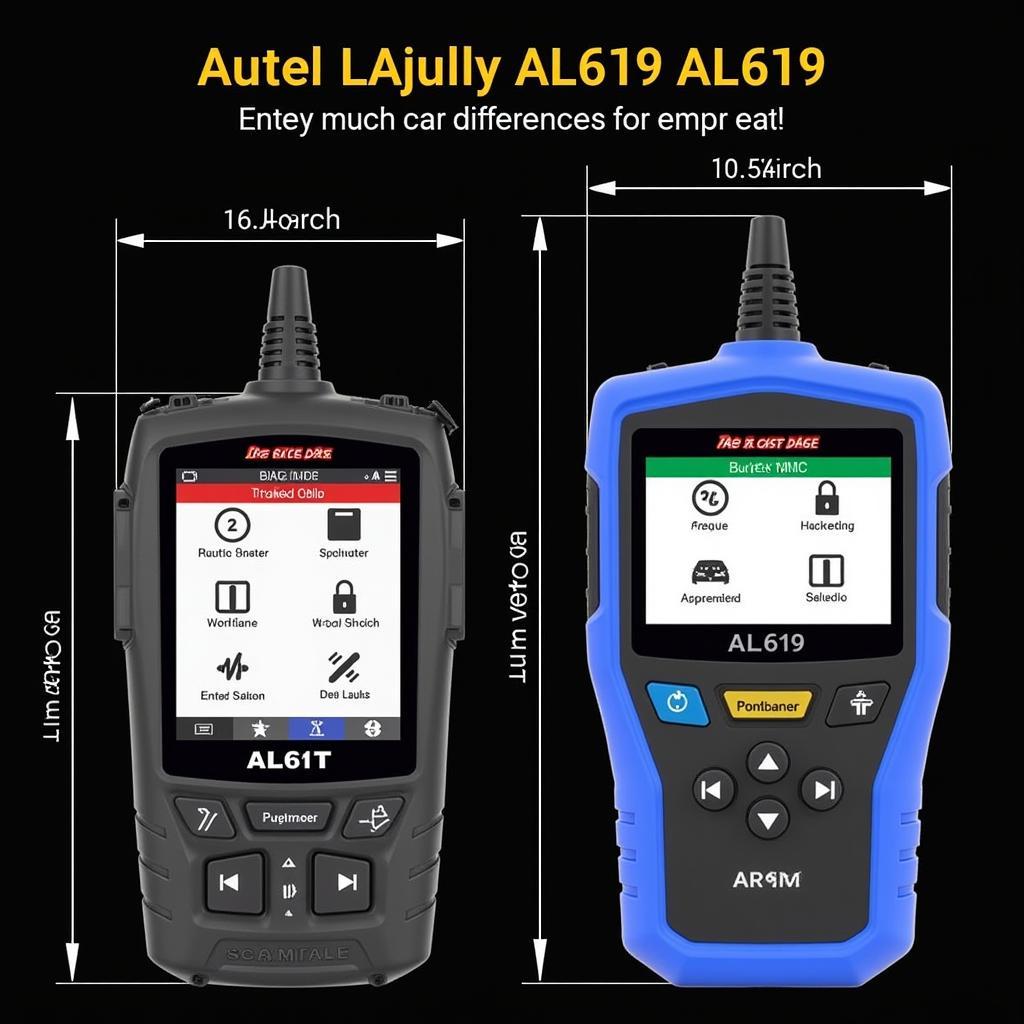 Autel AL519 and AL619 Side-by-Side Comparison