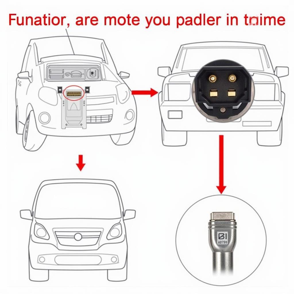 Connecting Autel AL519 to OBD2 Port