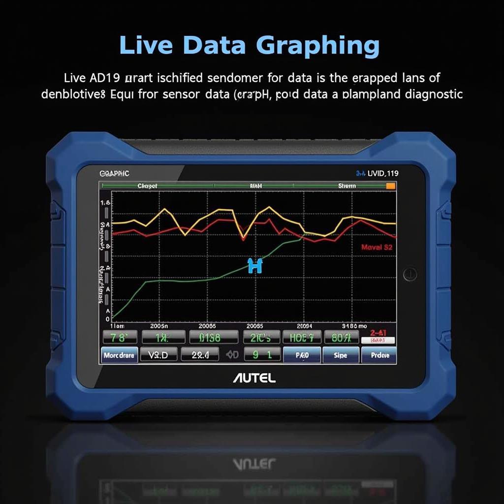 Autel AL519 OBD2 Scanner Live Data Graphing