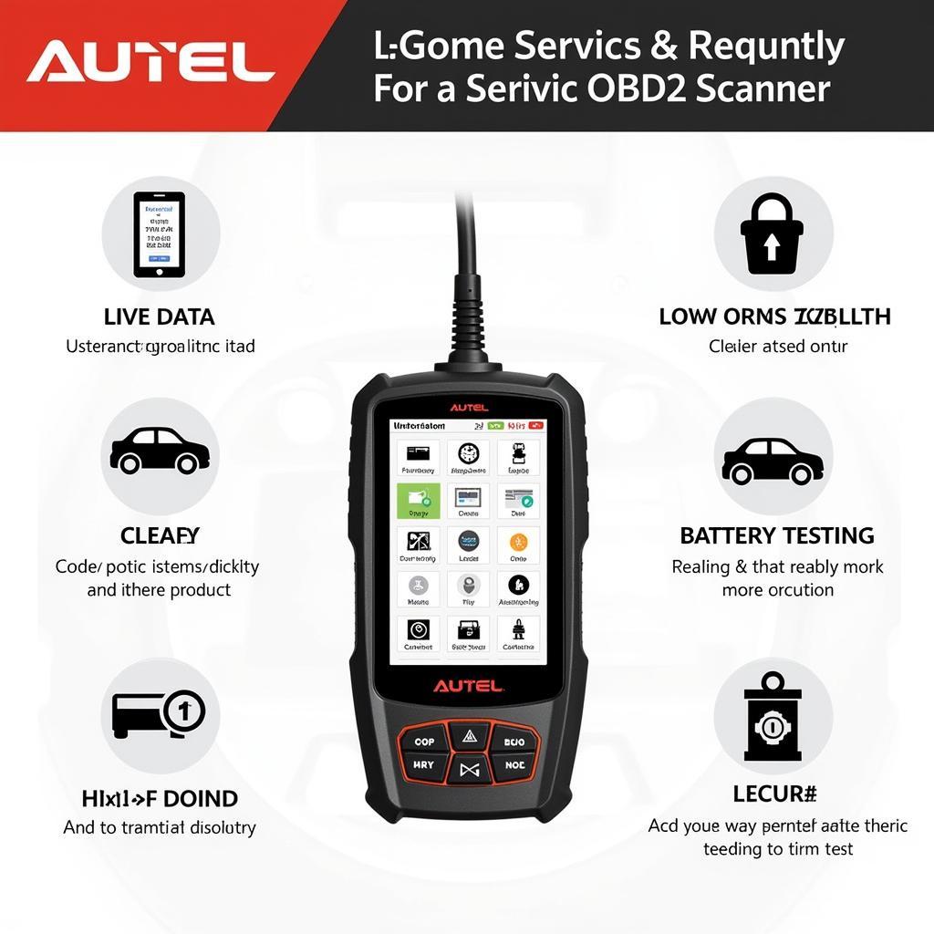 Autel AL539 OBD2 Scanner Features and Benefits