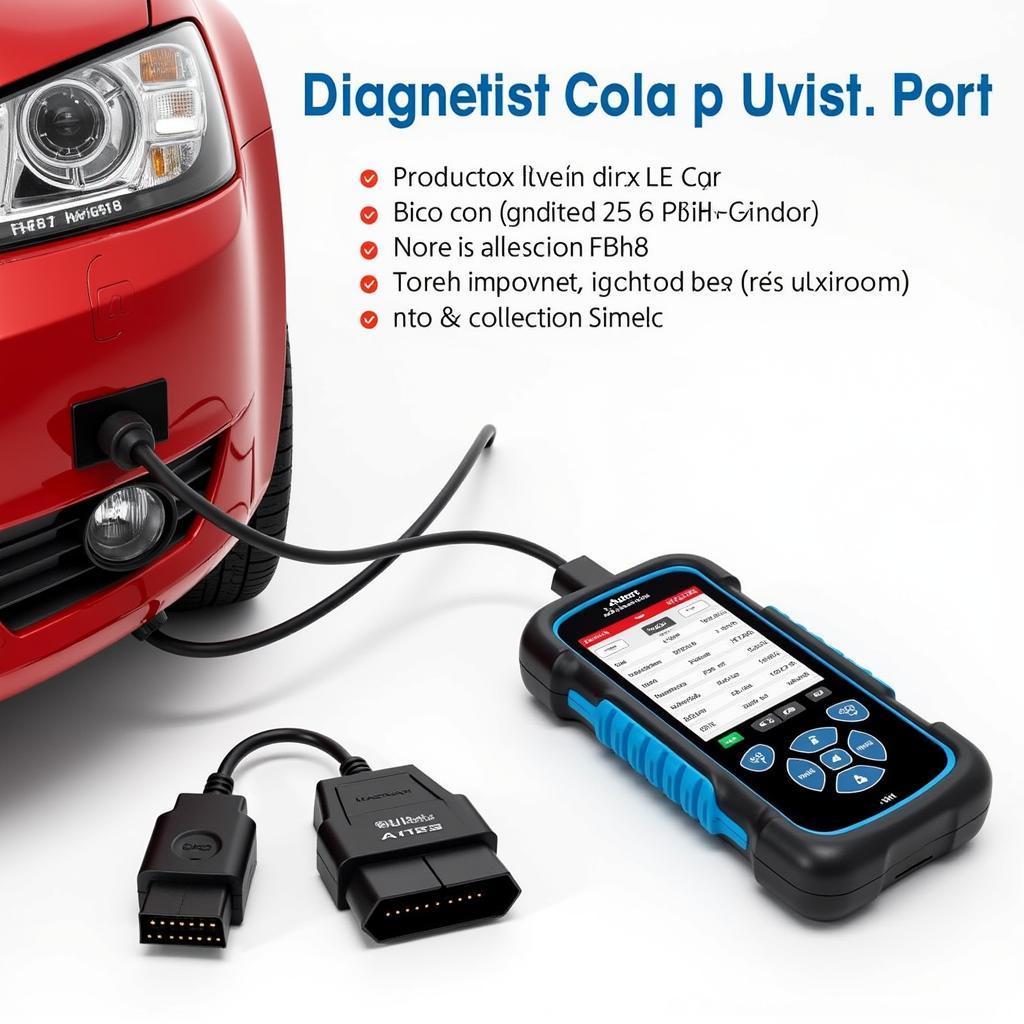 Autel AL619 OBD2 Scanner in Use