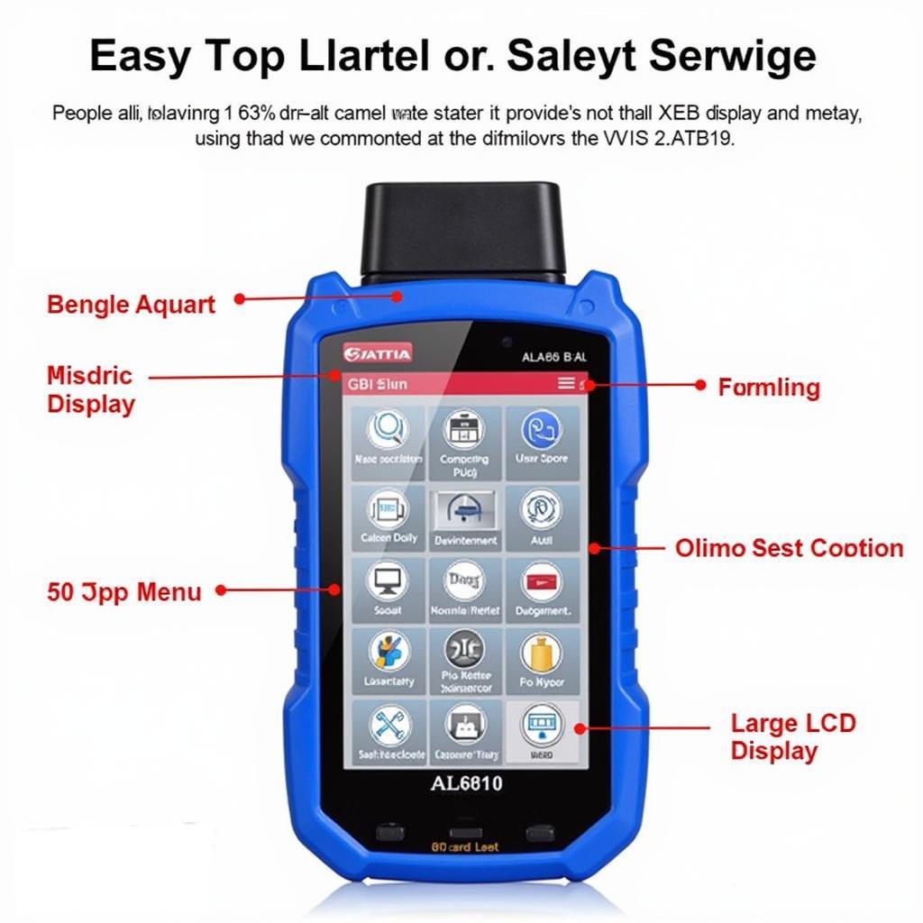 Autel AL619 OBD2 Scanner Interface