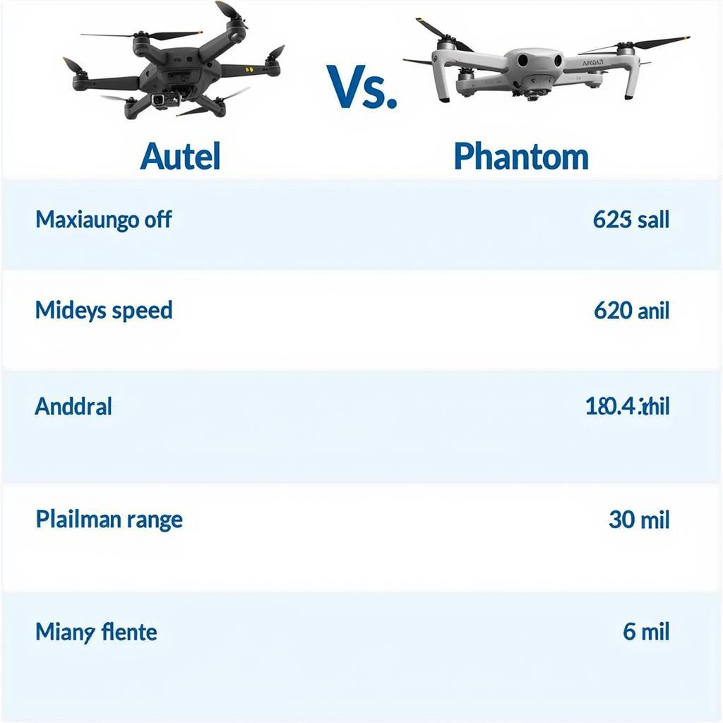 Autel and Phantom Drone Flight Comparison