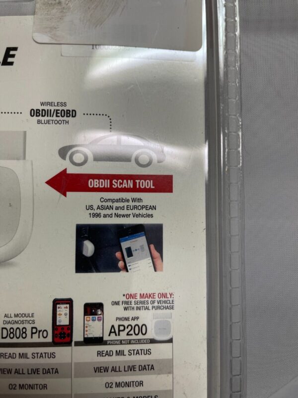 Autel AP200 OBD2 White Wireless Bluetooth Diagnoses Scanner Adapter System - Image 3