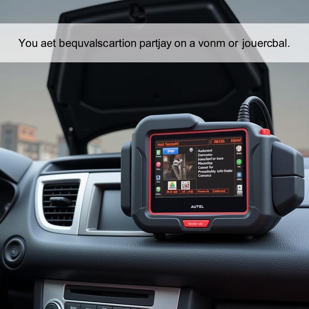 Autel AS601 OBD2 Scanner With Car