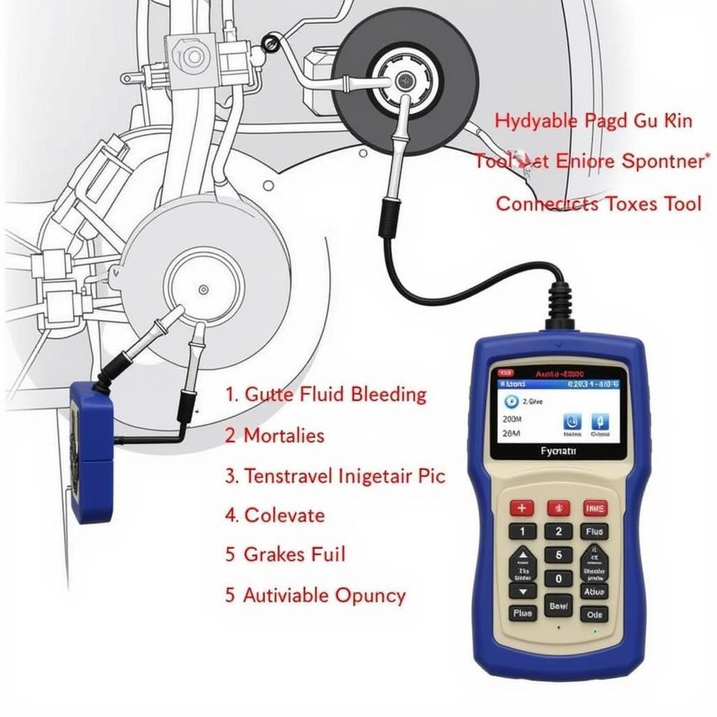 Autel AUL-EBS301 Brake Bleeding Process