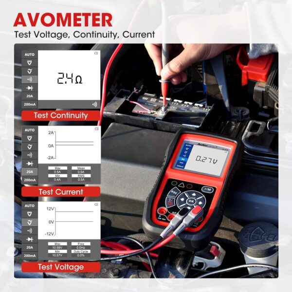 Autel AutoLink AL539B Battery Electrical Circuit Tester OBD2 Code Reader Scanner - Image 6