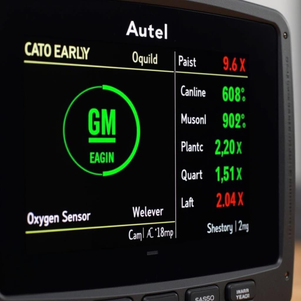 Autel B101E-47 Displaying Live Data