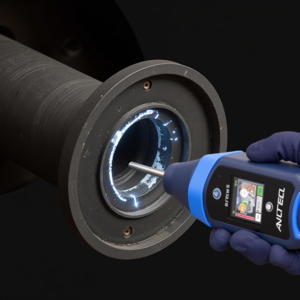 Autel Borescope Inspecting Cylinder