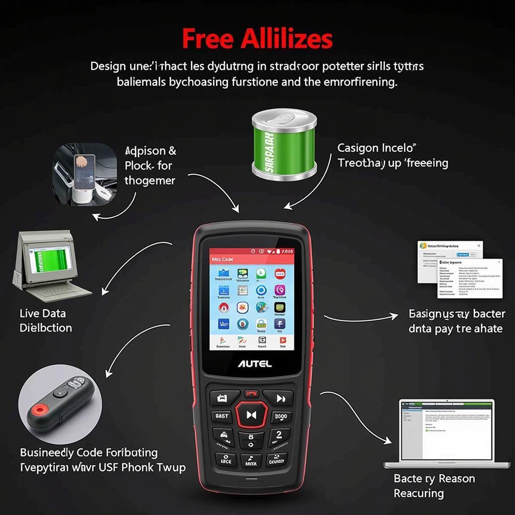 Autel AL539b Code Reader Features