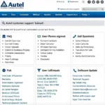 Autel Customer Support Resources