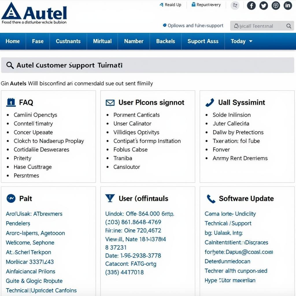 Autel Customer Support Resources