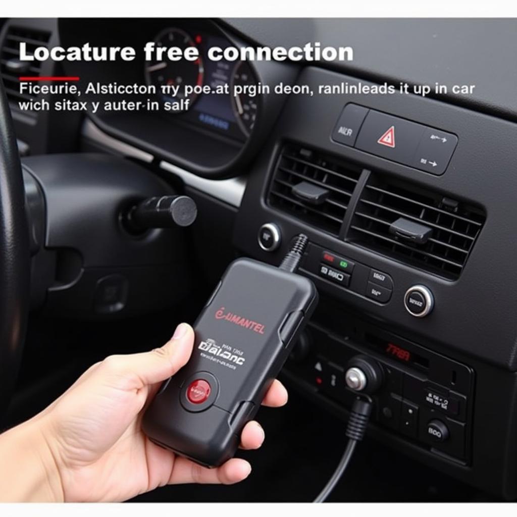 Connecting Autel Diaglink to OBD-II Port