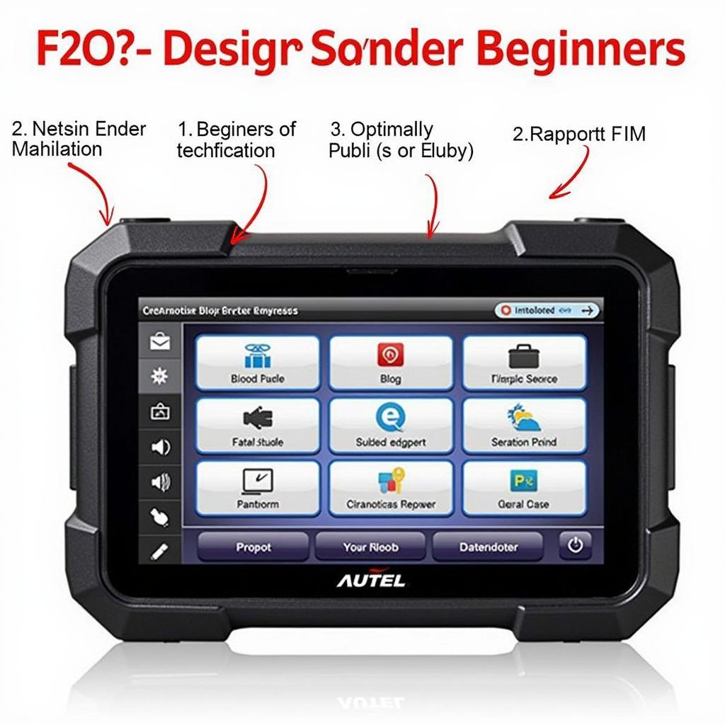 Autel Diagnostic Scanner Interface