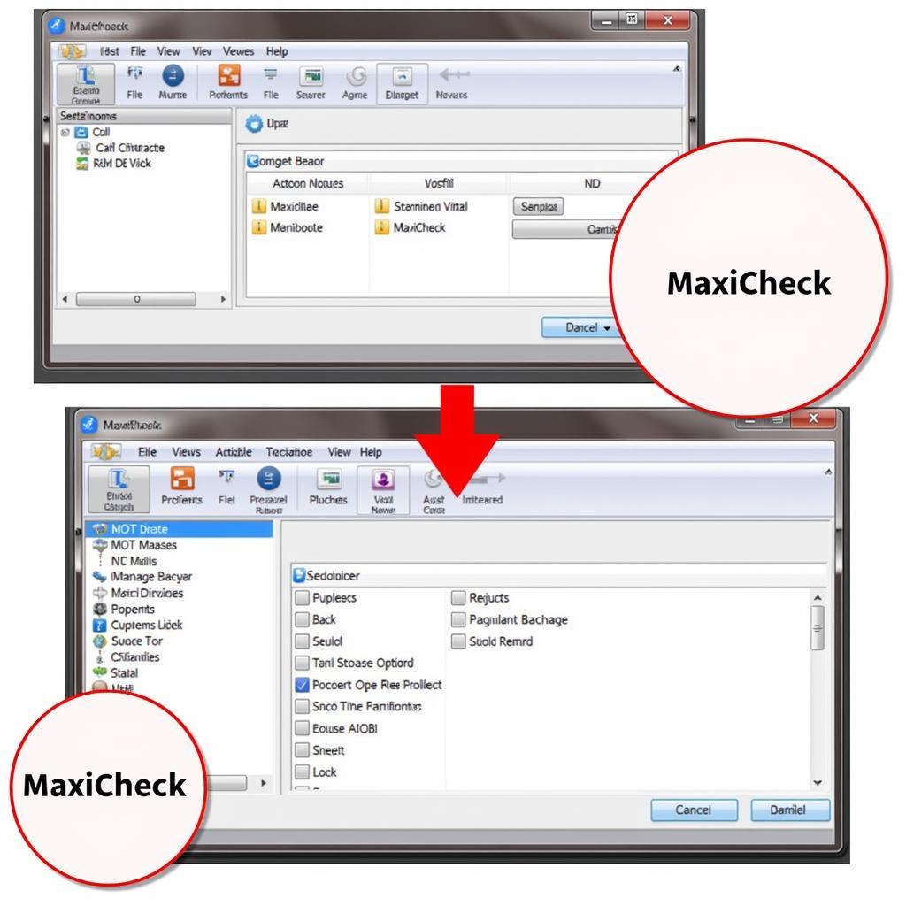 Autel Diagnostic Software Interface