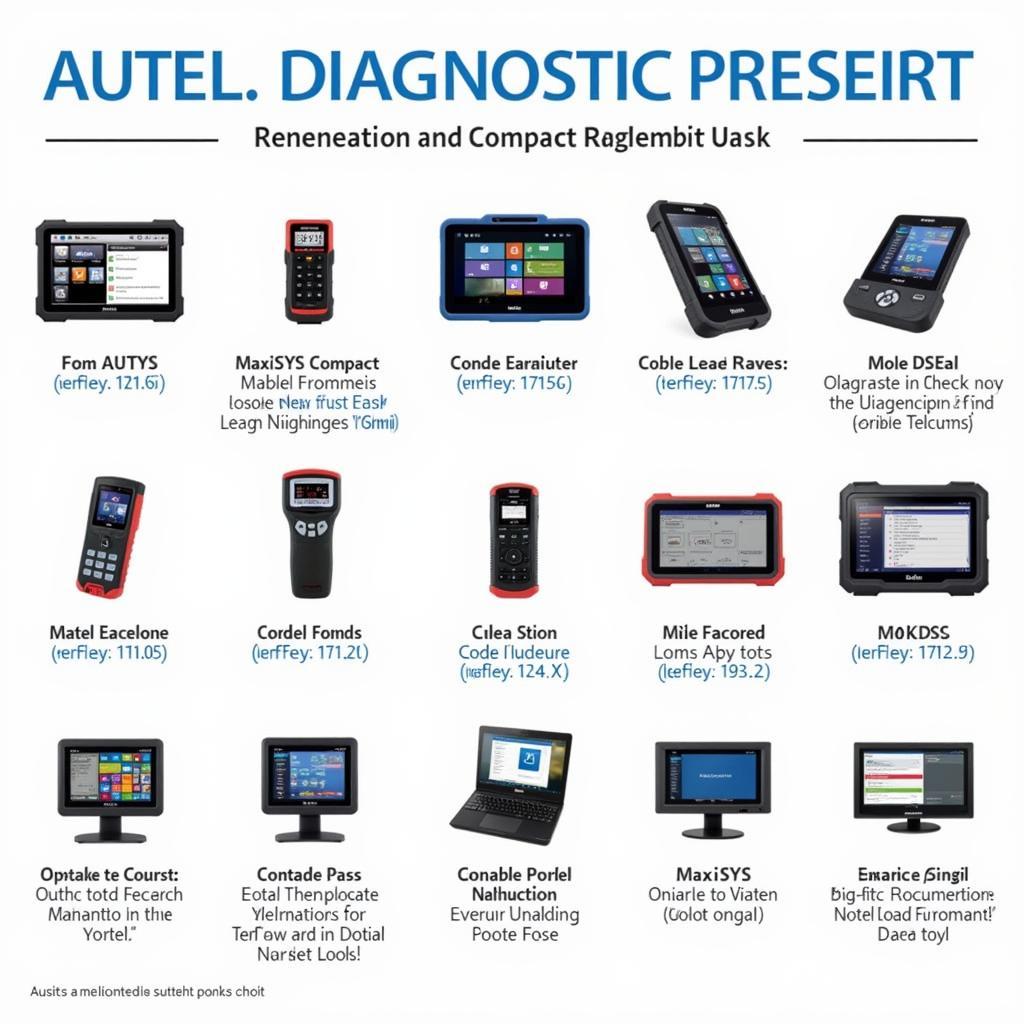 Autel Diagnostic Tools Range