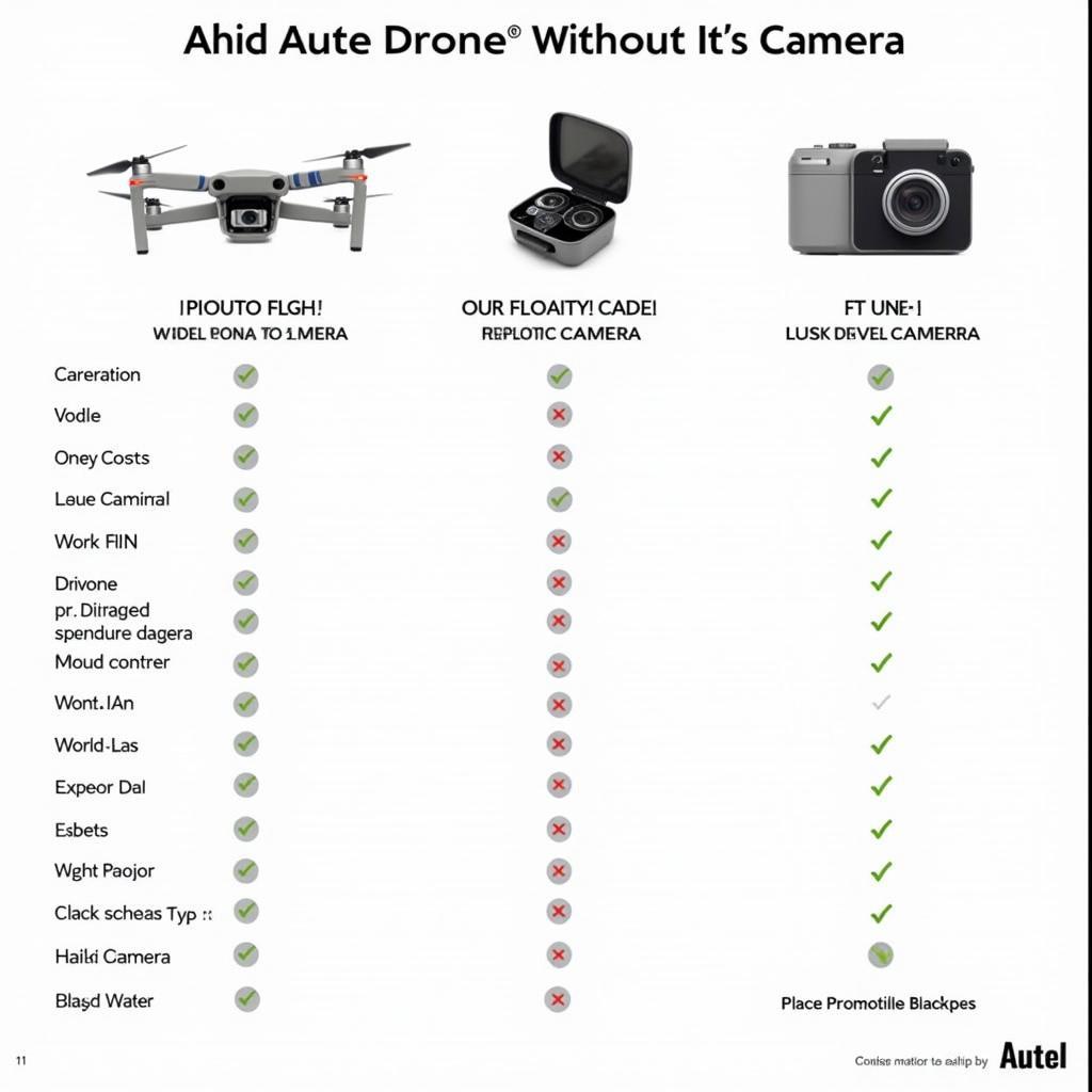 Alternative Solutions for Camera-less Autel Drone Flight