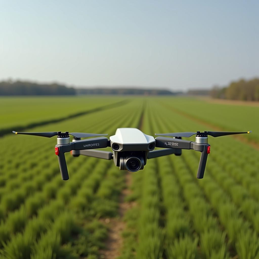 Autel Drone Mapping an Agricultural Field