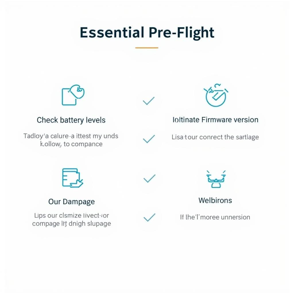 Autel Drone Pre-flight Checklist