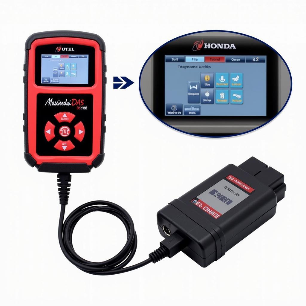 Autel DS708 Performing Honda Key Programming