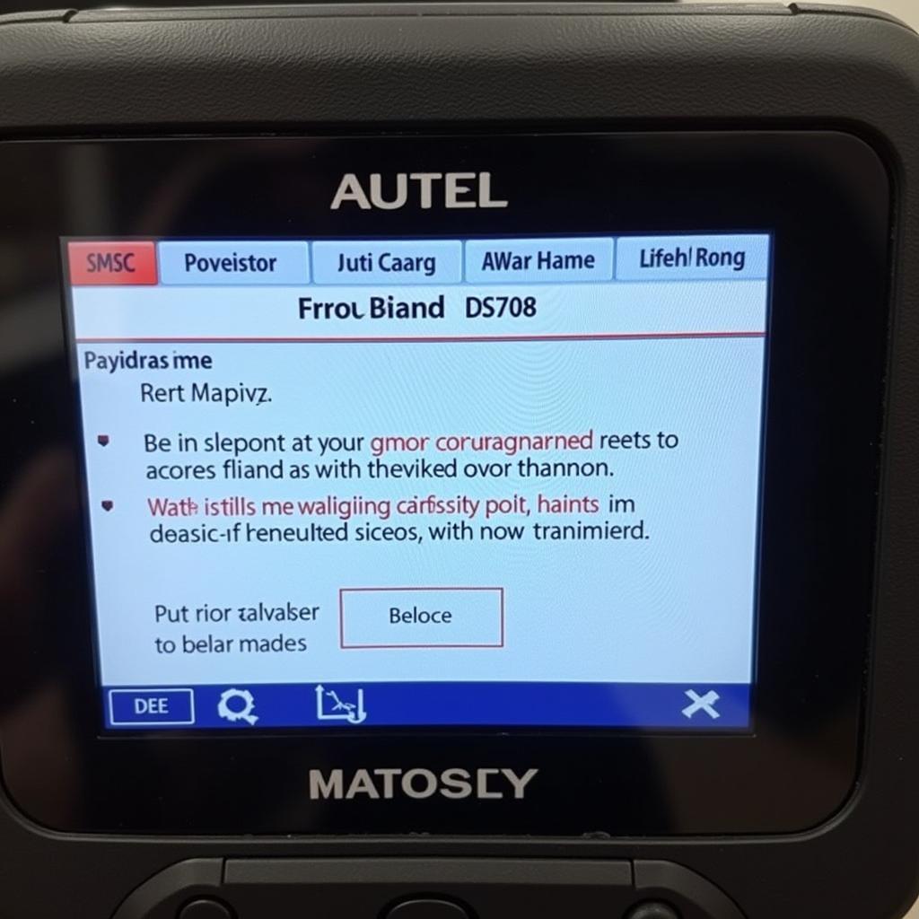 Limitations of the Autel DS708 for Key Programming