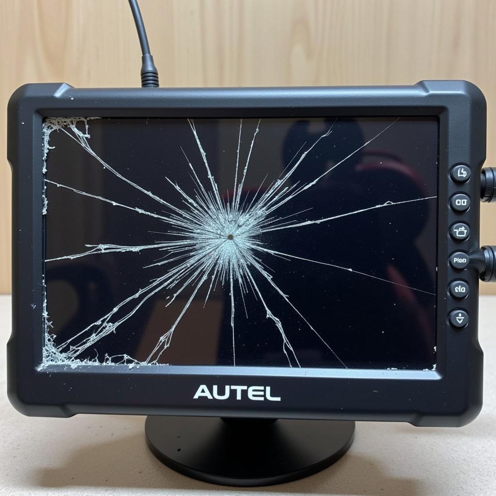 Damaged Autel DS708 Screen