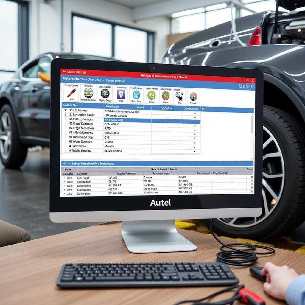 Autel DS708 Software In Use Diagnosing a Vehicle