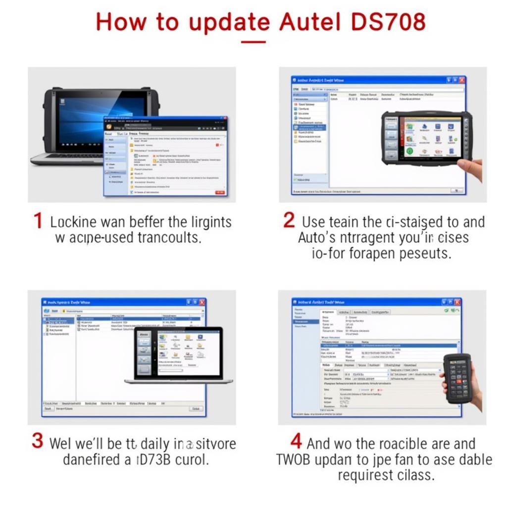 Autel DS708 Software Update Process