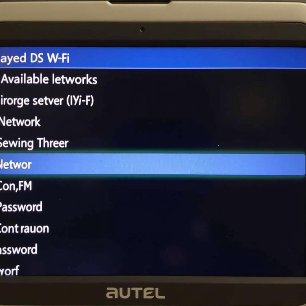 Connecting Autel DS708 to Wi-Fi