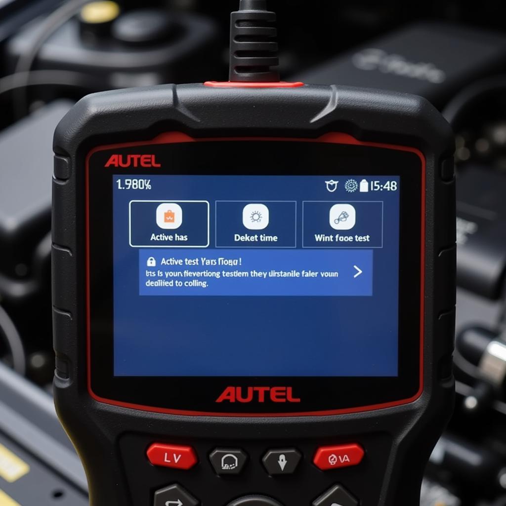 Autel DS808 Showing Active Test Failure