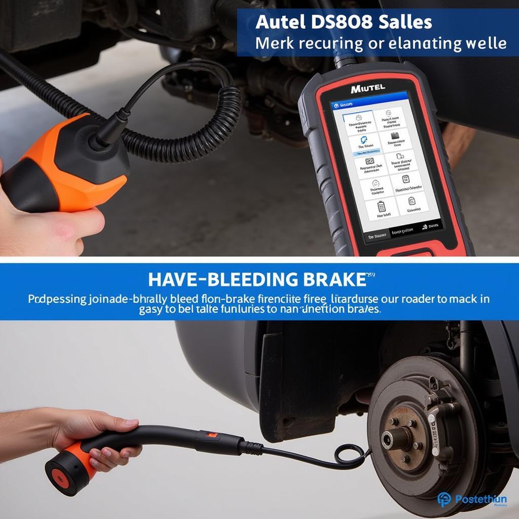 Autel DS808 Brake Bleeding Process