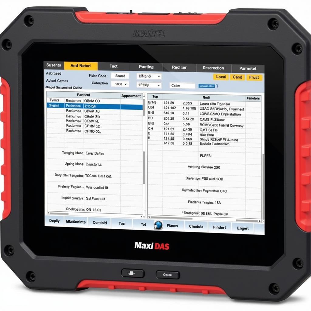 Autel DS808 Displaying Diagnostic Results