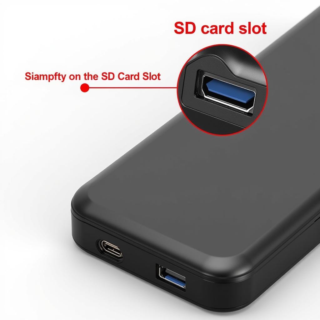 Autel DS808 SD Card Slot