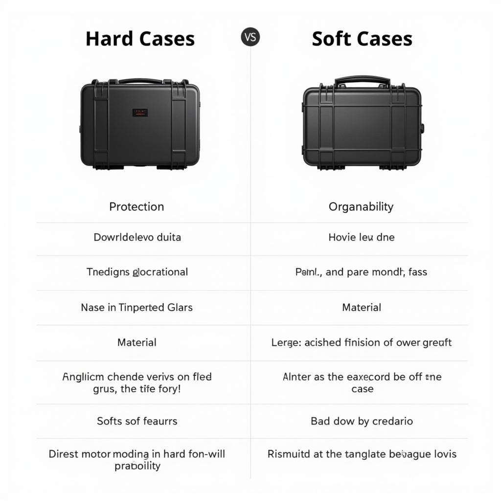 Autel Eco Case Comparison Chart