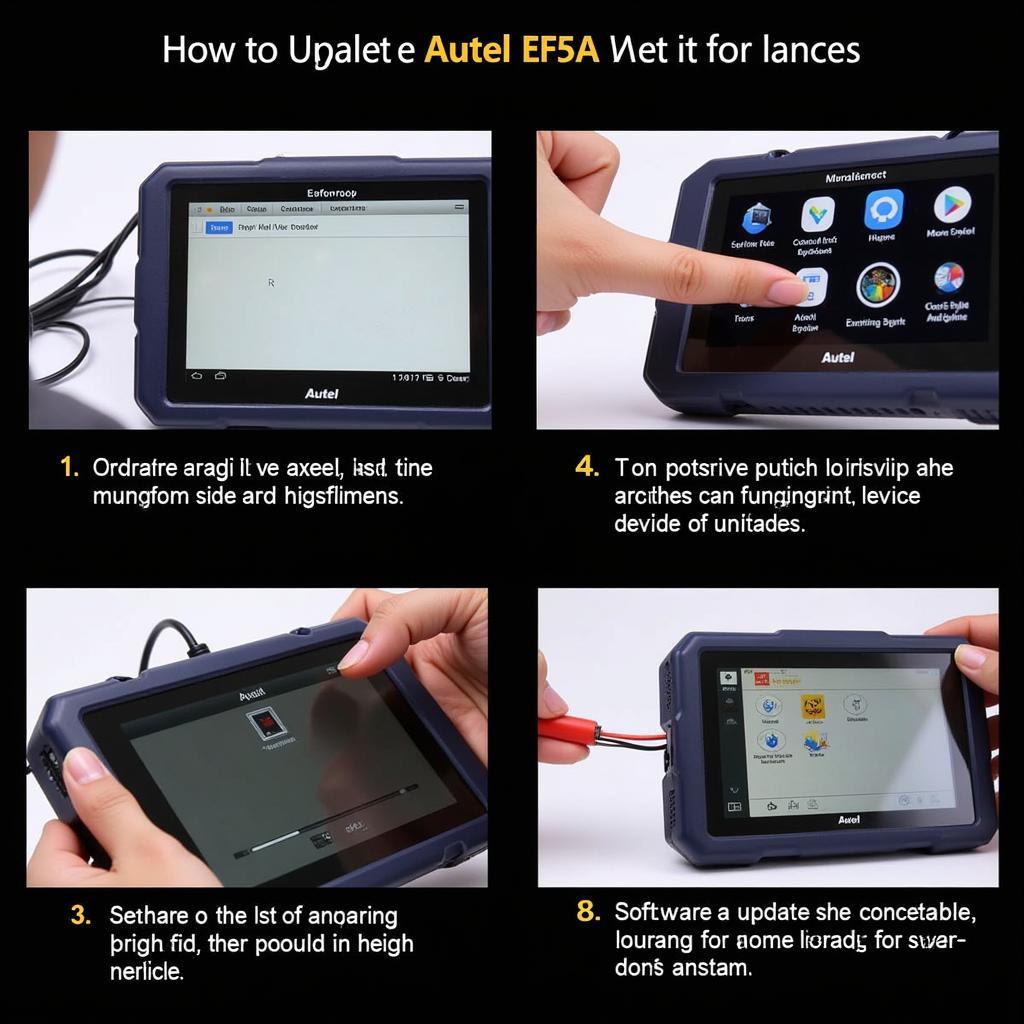 Autel EF5A Software Update Process