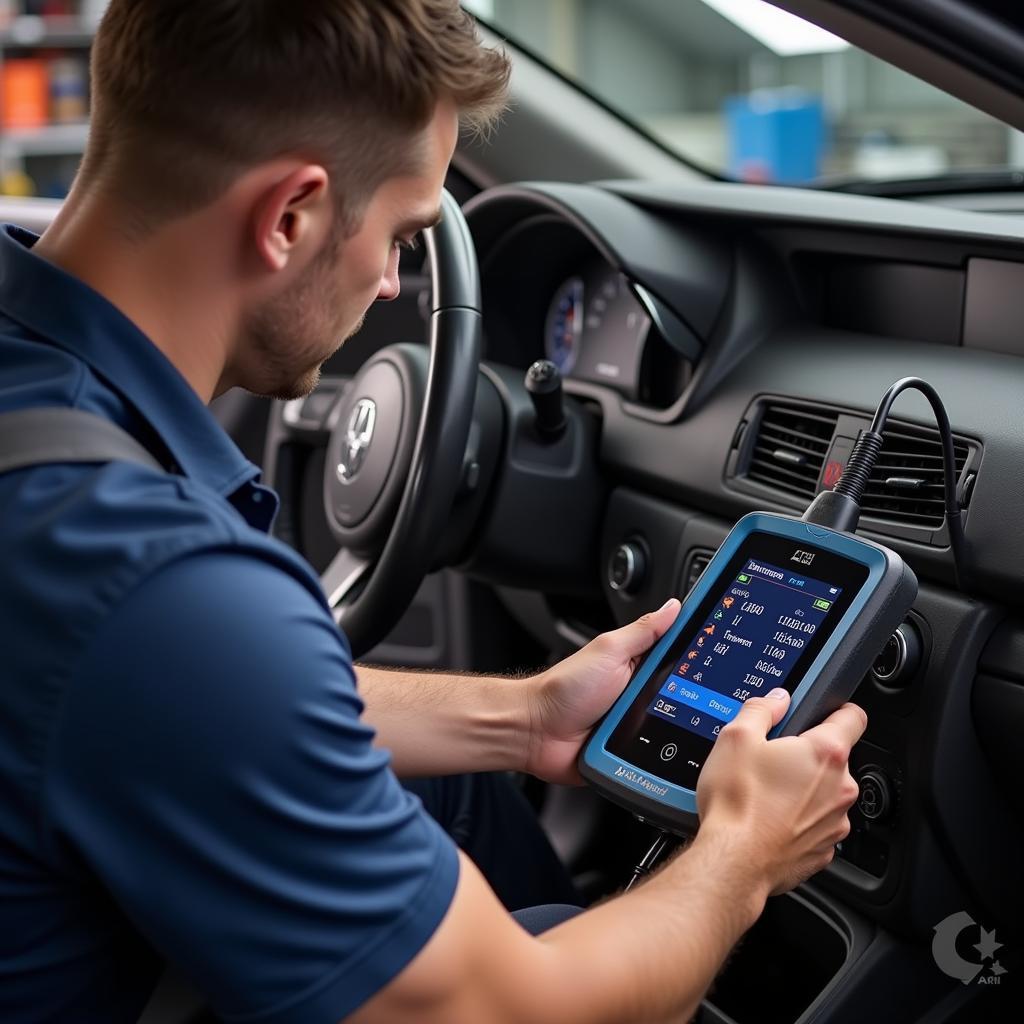 Autel EU702 Diagnosing Car Problems