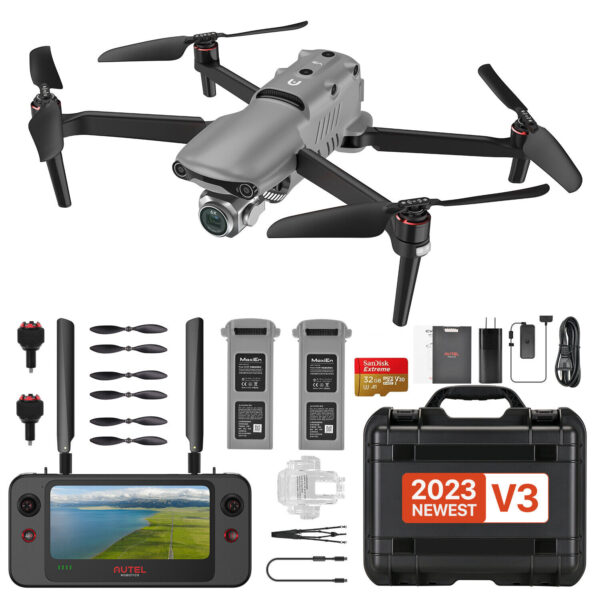 Autel EVO 2 Pro V3 6K HDR Camera Drone 4K HDR Video Rugged Bundle