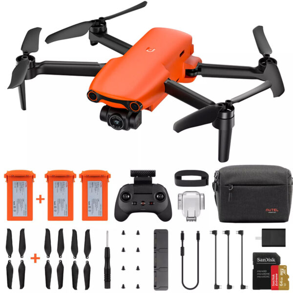 Autel EVO Nano Plus Premium Bundle 249g 3-Axis Gimbal Drone RYYB & Landing Pad