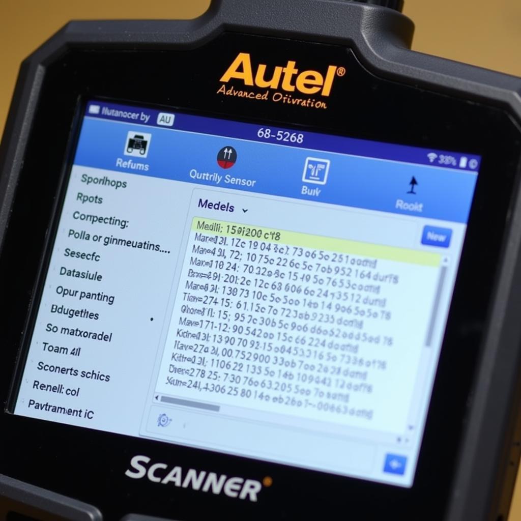 Autel Filtration Advanced Options