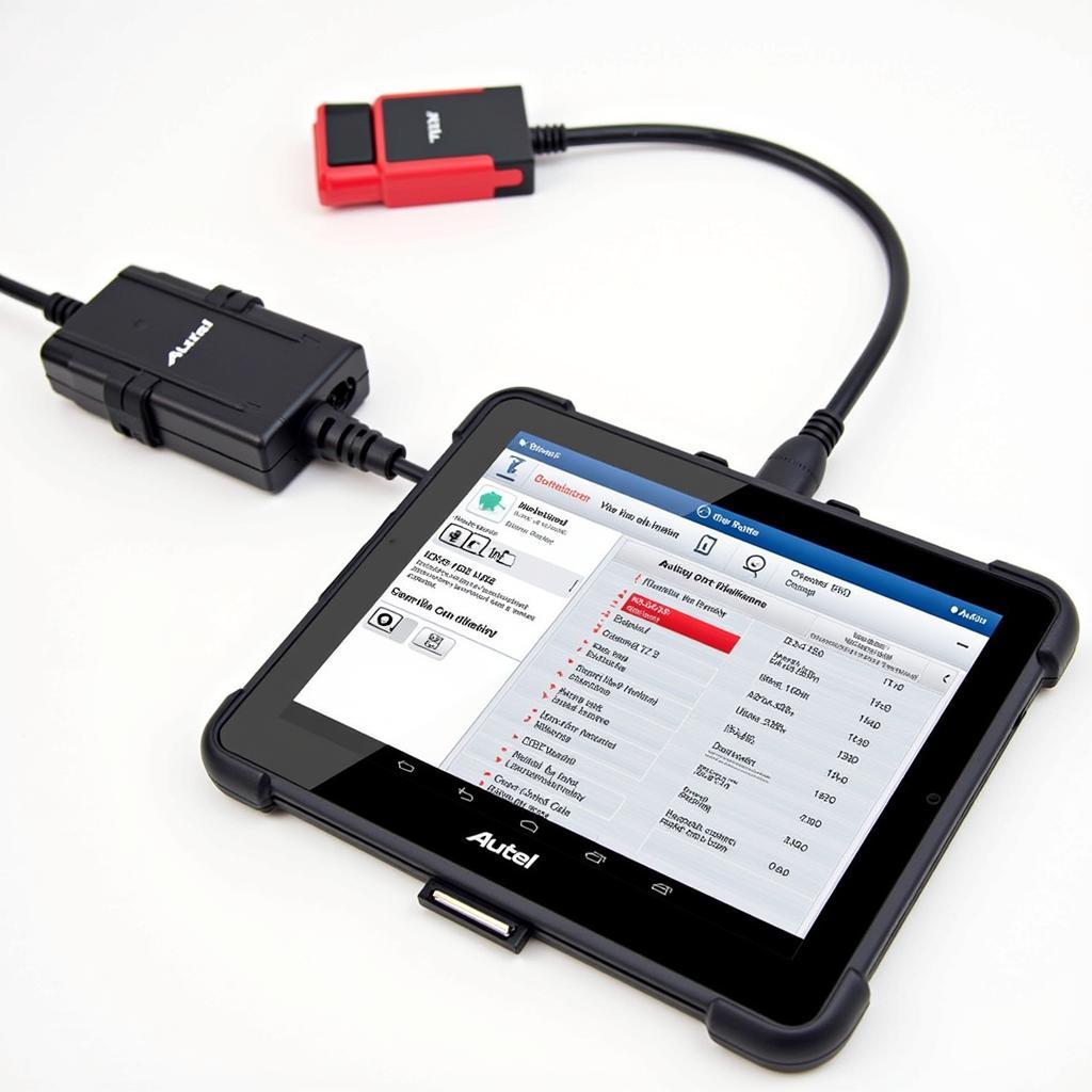 Autel Fire HD Tablet Diagnostic Interface